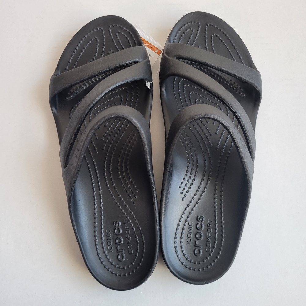 Crocs Black Slide Sandals